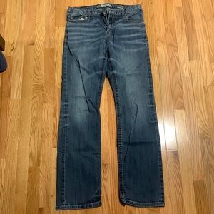 Buckle jeans. Size 34 straight